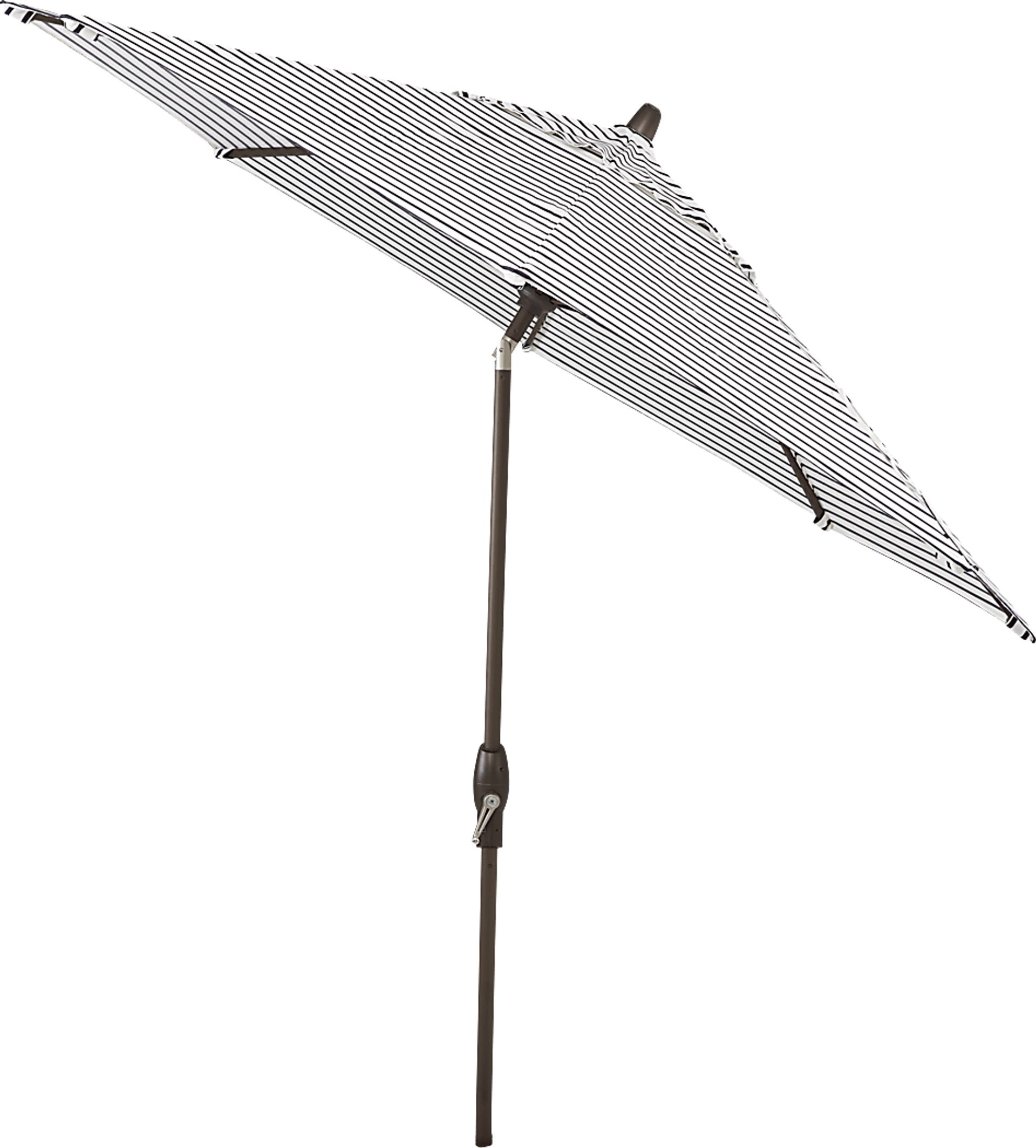 Seaport 9' Octagon Indigo Outdoor Umbrella with Drumlin Vega Light - Image 2