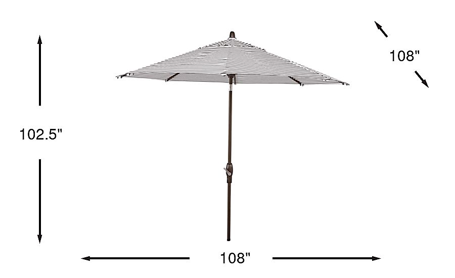 indigo patio umbrella 10'x13' Designer Rectangle AKZ+ Cantilever Its smooth Patio Umbrella - Sunbrella -
