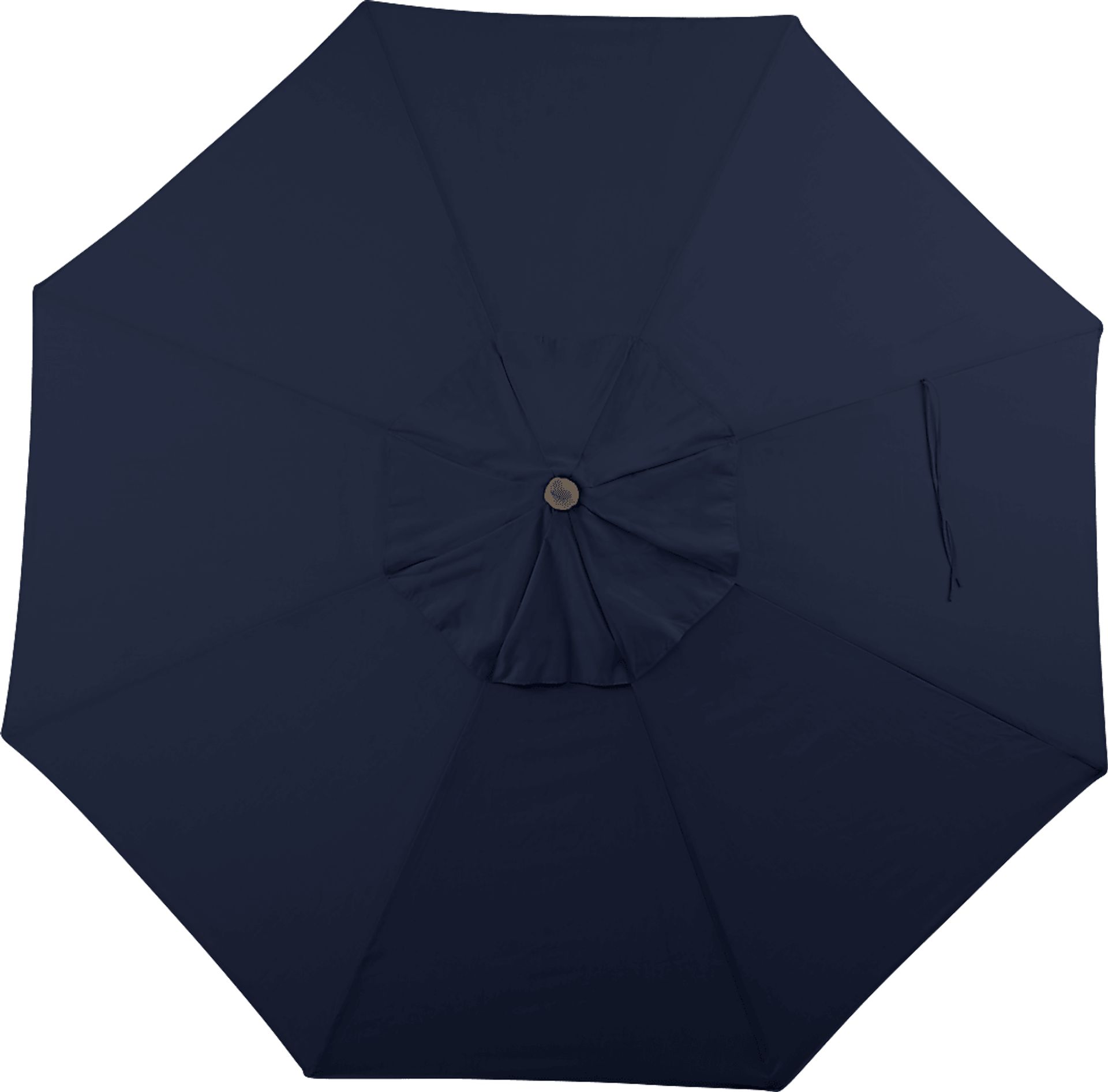 Seaport 9' Octagon Navy Outdoor Umbrella - Image 3