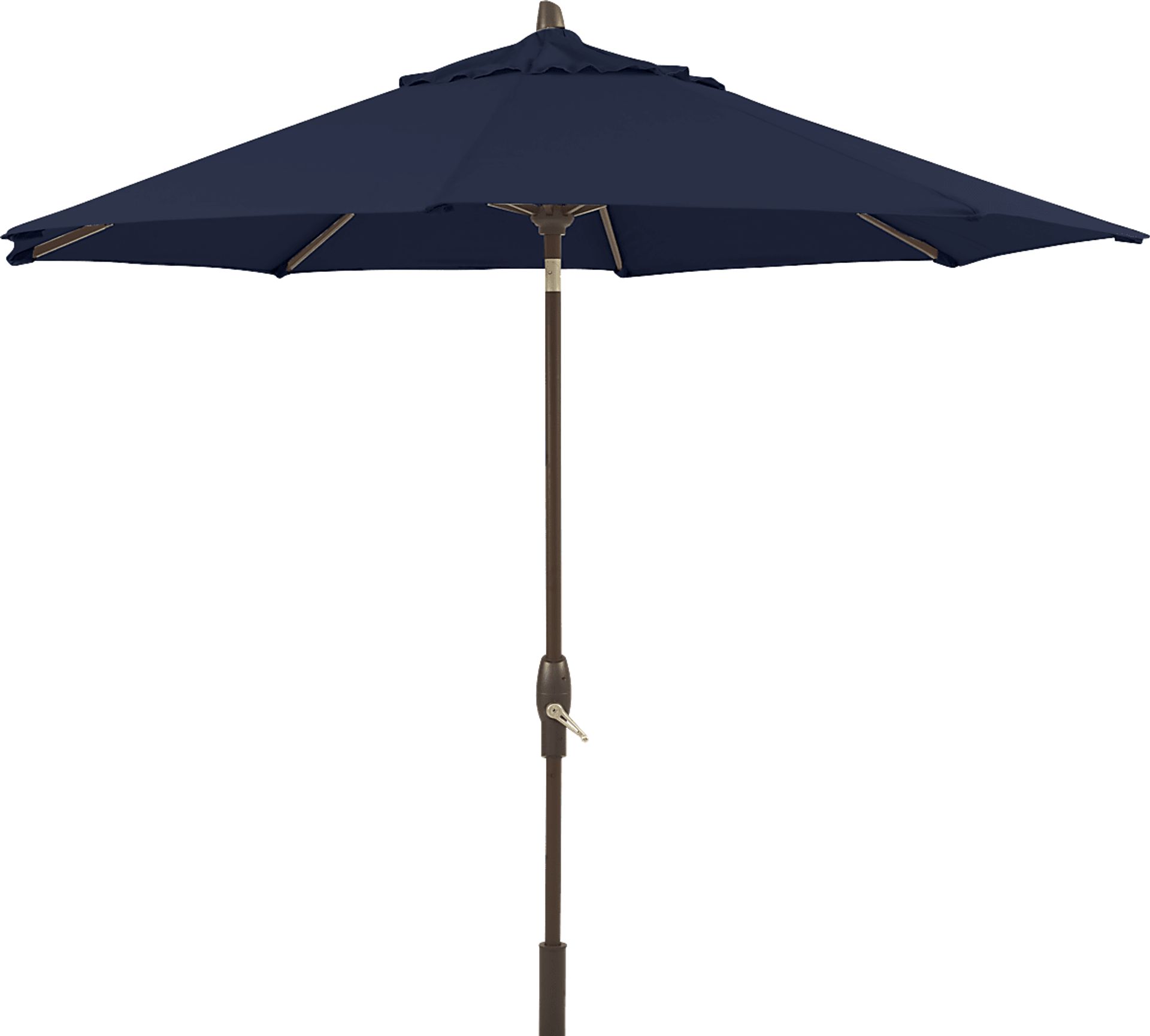 Seaport 9' Octagon Navy Outdoor Umbrella - Image 1