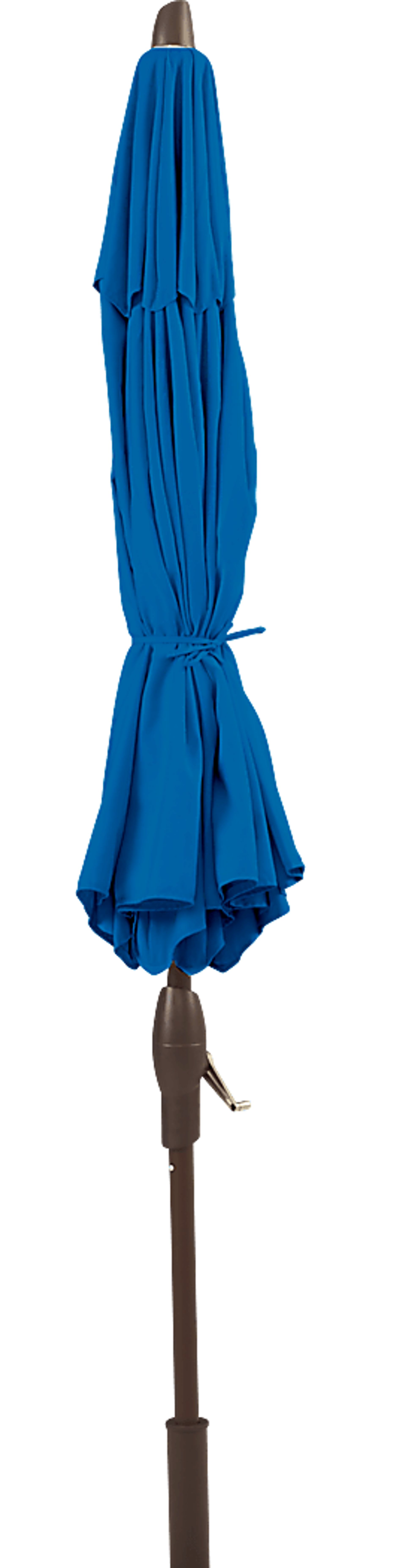 Seaport 9' Octagon Pacific Blue Outdoor Umbrella with Drumlin Vega Light - Image 3