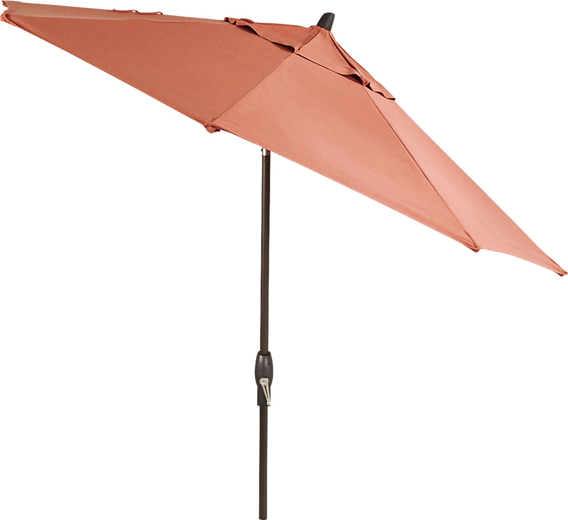 Seaport 9' Octagon Persimmon Outdoor Umbrella - Image 4