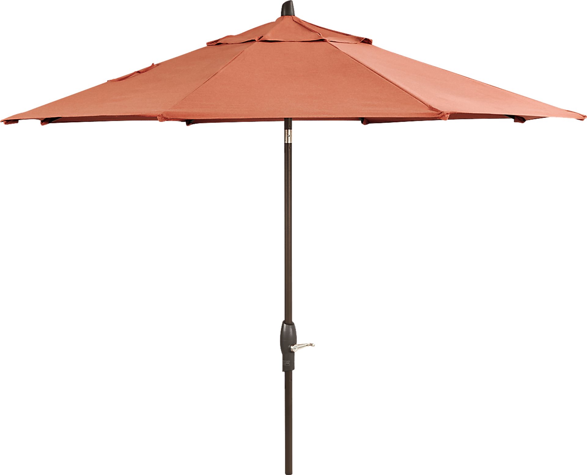 Seaport 9' Octagon Persimmon Outdoor Umbrella - Image 1