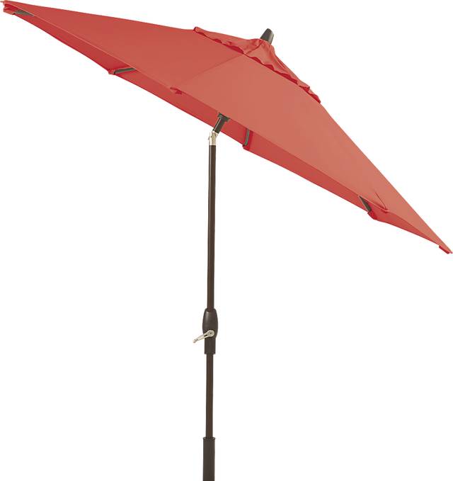 Seaport 9' Octagon Orange Outdoor Umbrella - Thumbnail - Image 2