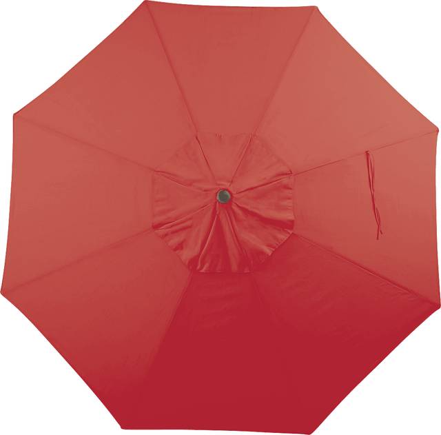 Seaport 9' Octagon Orange Outdoor Umbrella - Thumbnail - Image 3