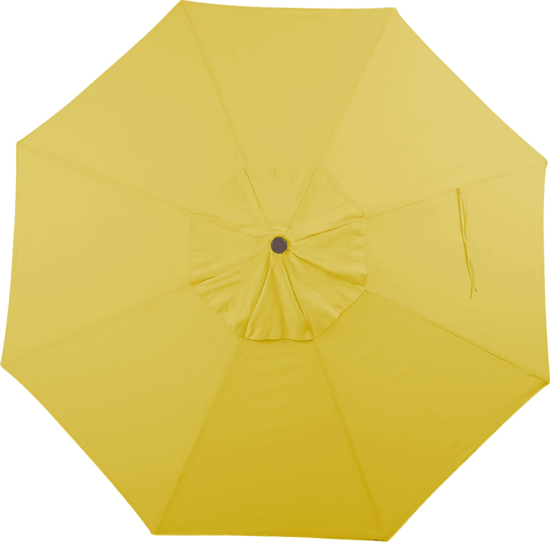Seaport 9' Octagon Yellow Outdoor Umbrella - Image 3