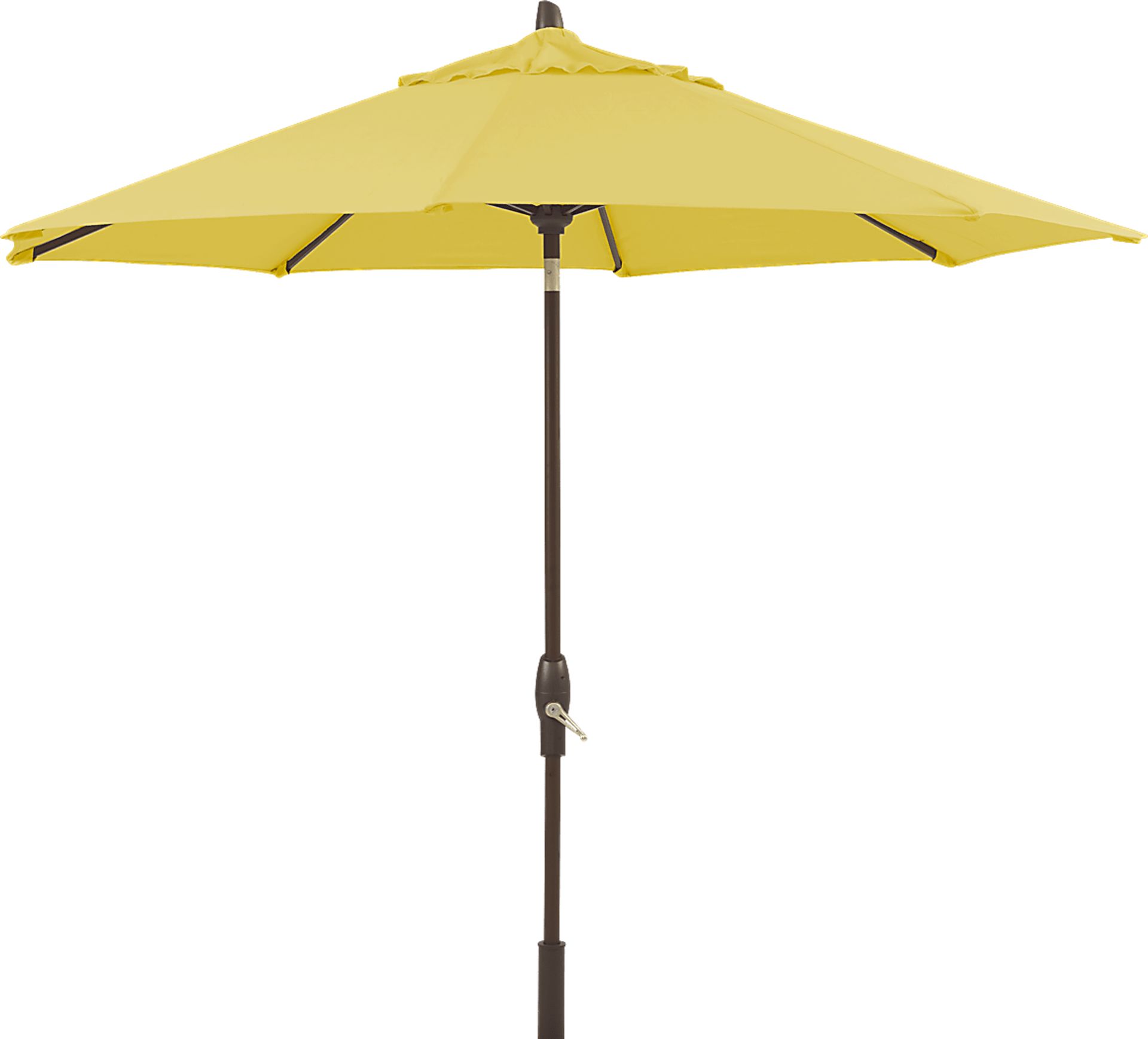 Seaport 9' Octagon Yellow Outdoor Umbrella - Image 1