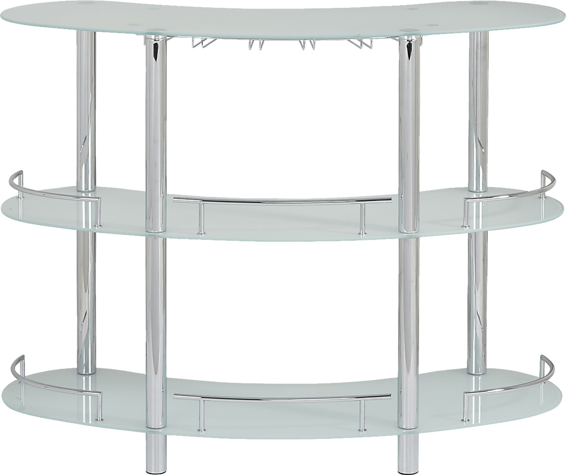 Searcy Platinum 3 Pc Bar Set with White Stools - Image 3