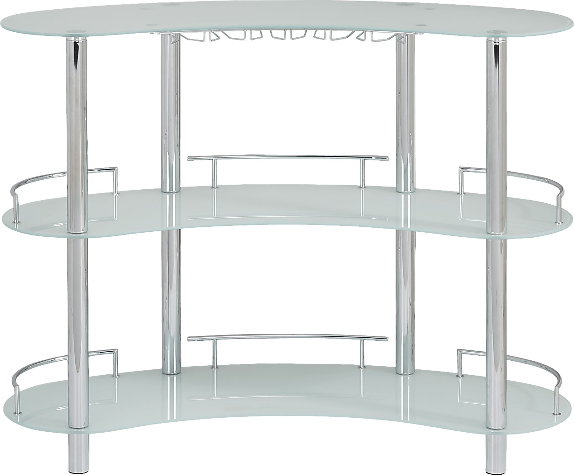 Searcy Platinum 3 Pc Bar Set with White Stools - Image 5