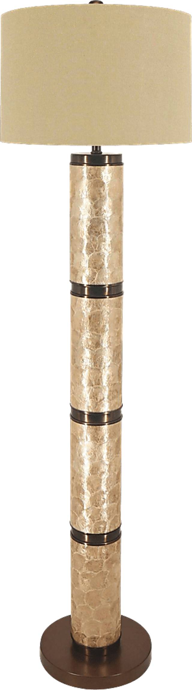 Seashell View Gold Floor Lamp - Thumbnail - Image 1
