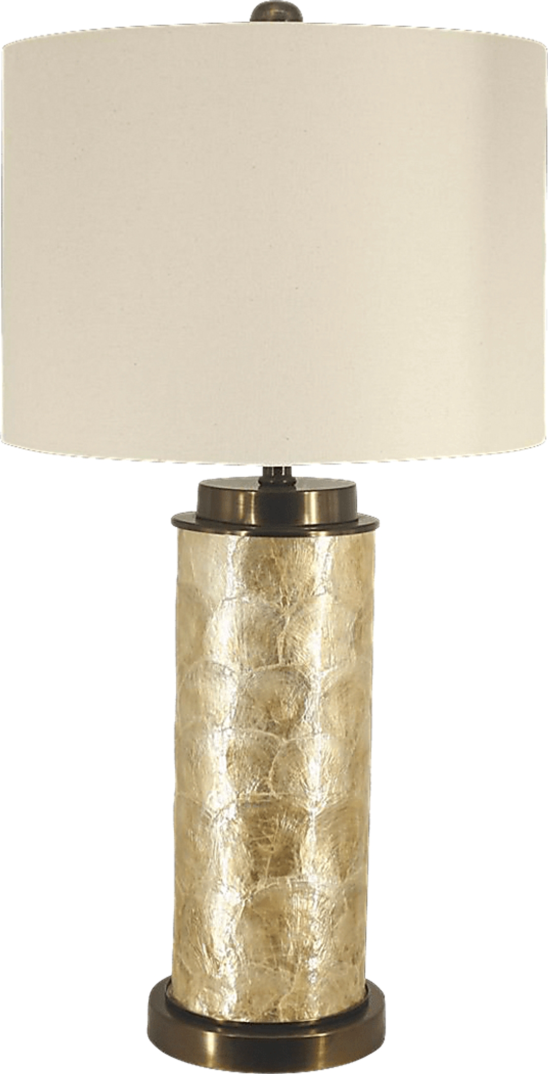 Seashell View Gold Lamp