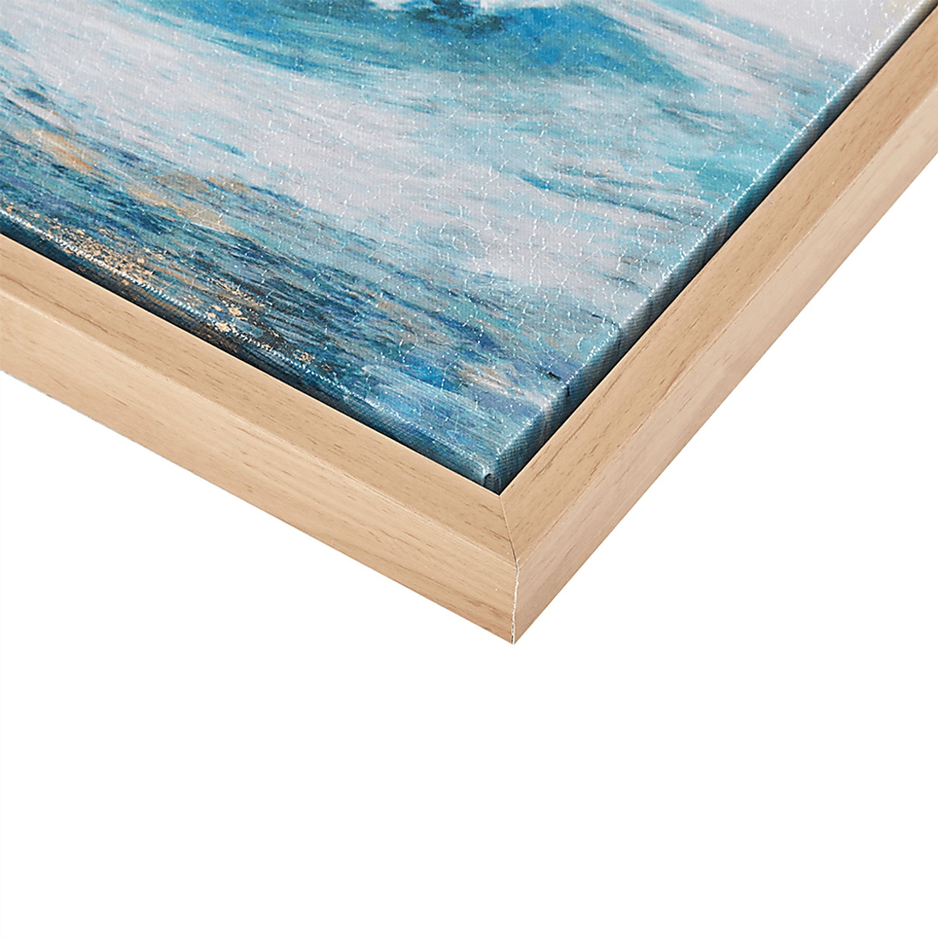 Seaside Glimpse Blue Artwork, Set of 4 - Image 11