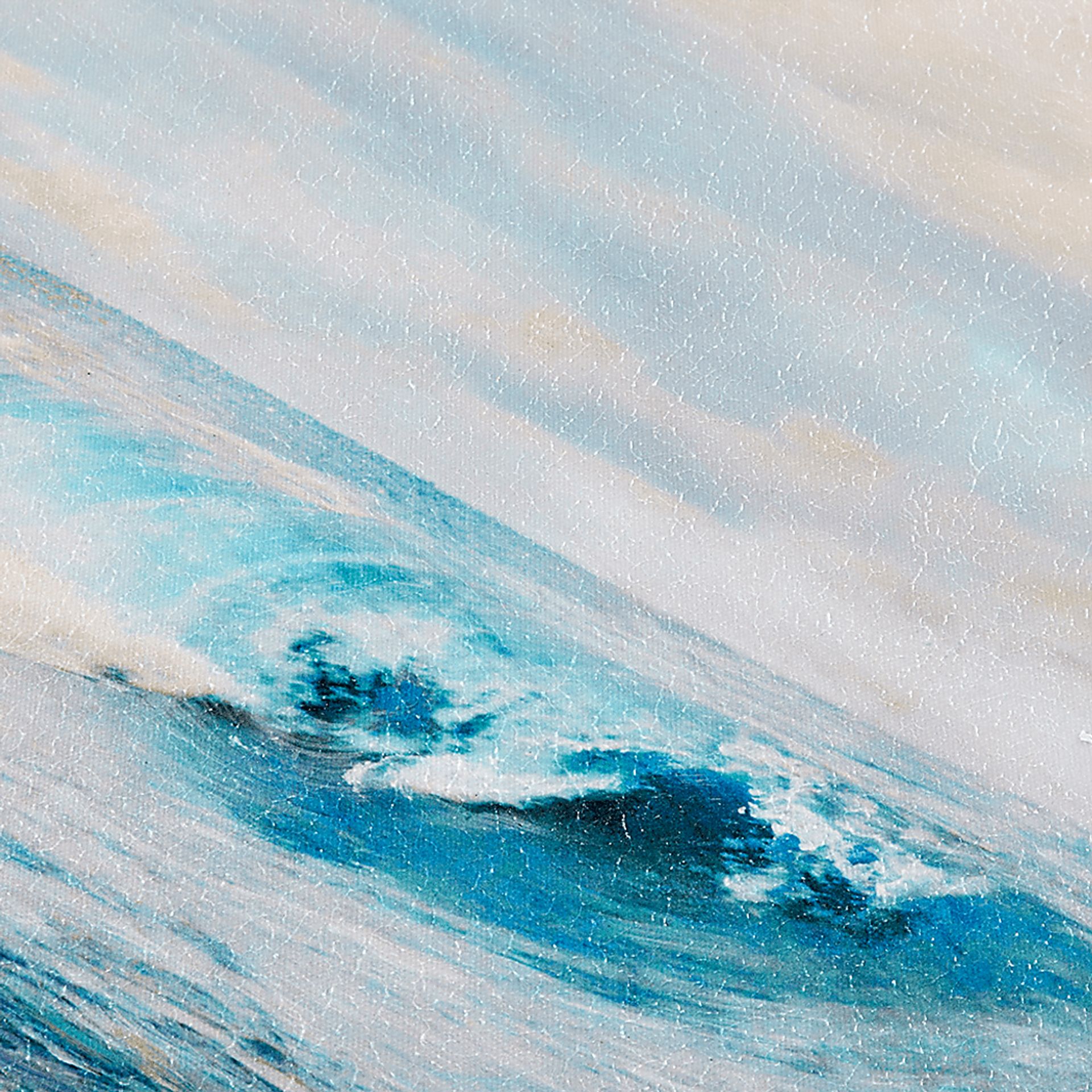 Seaside Glimpse Blue Artwork, Set of 4 - Image 12