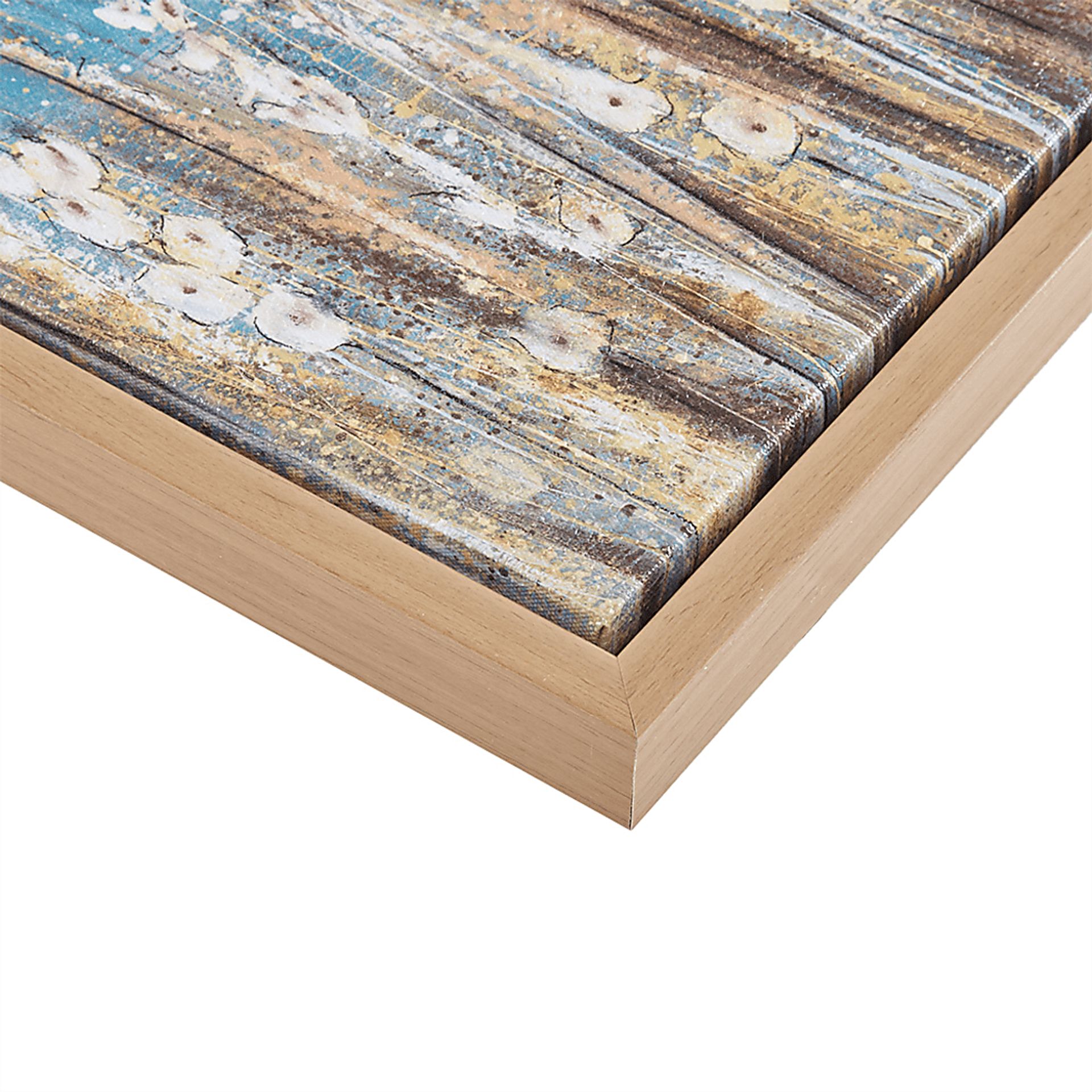 Seaside Glimpse Blue Artwork, Set of 4 - Image 10