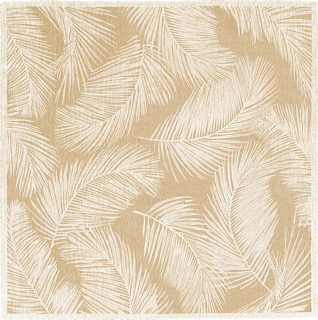 Seaside Winds Sand 7'10 Square Indoor/Outdoor Rug - Thumbnail - Image 1