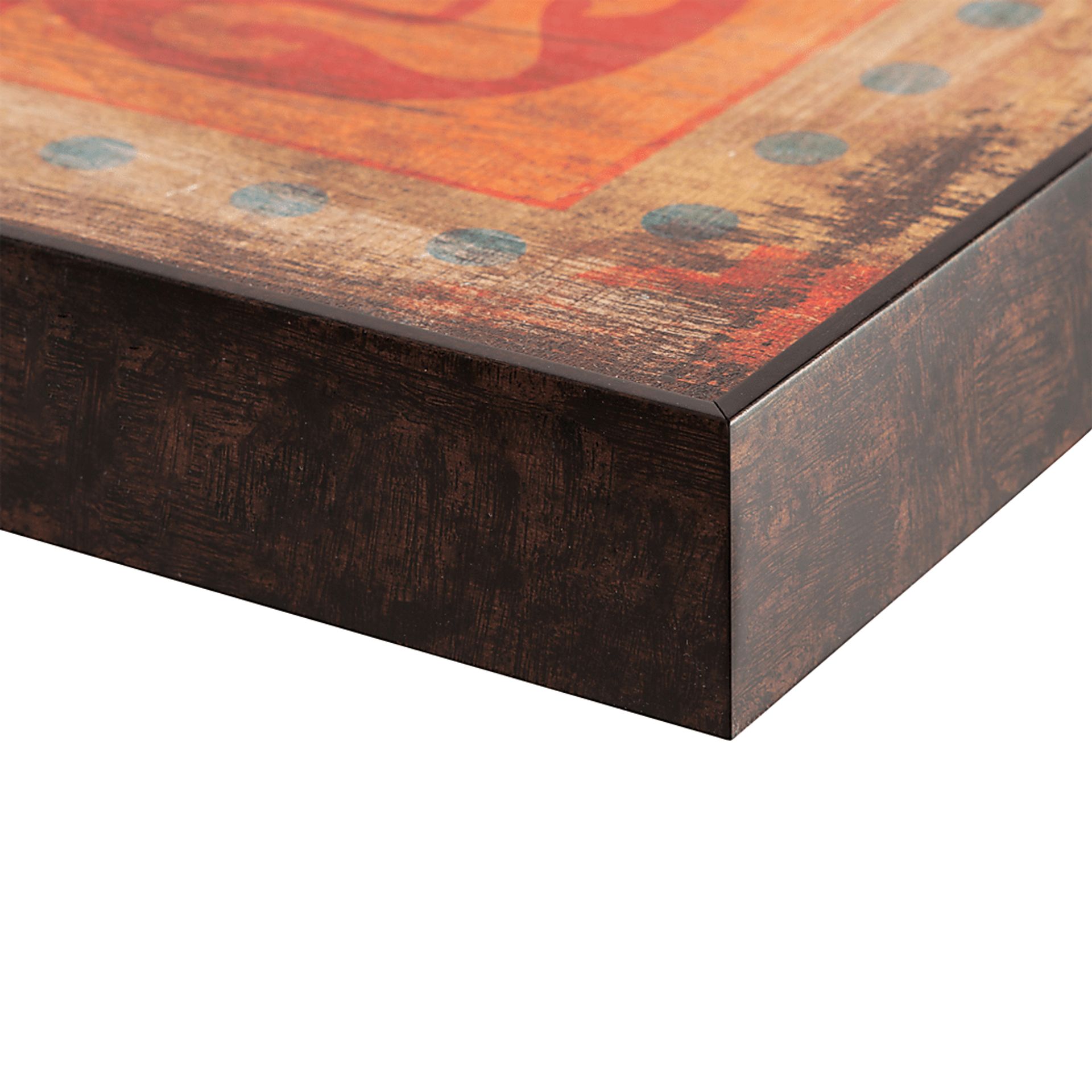 Seatac Red Gel Coated Deco Box 4 Piece Artwork Set - Image 8