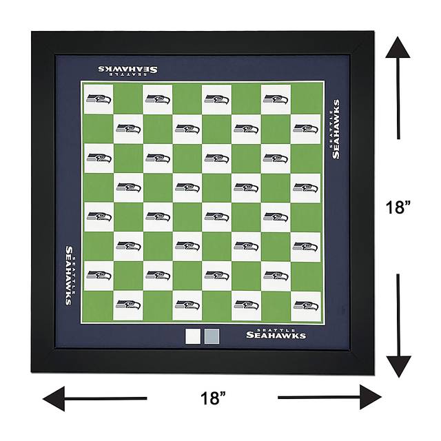 Seattle Seahawks Wall Chess Set - Thumbnail - Image 5
