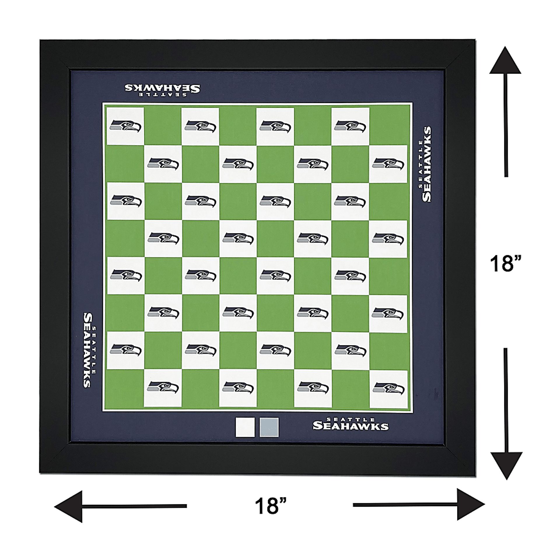 Seattle Seahawks Wall Chess Set - Image 5