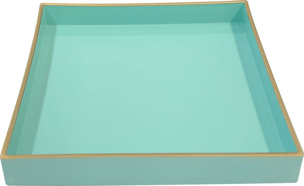 Seawares II Turquoise Blue Decorative Tray | Rooms to Go