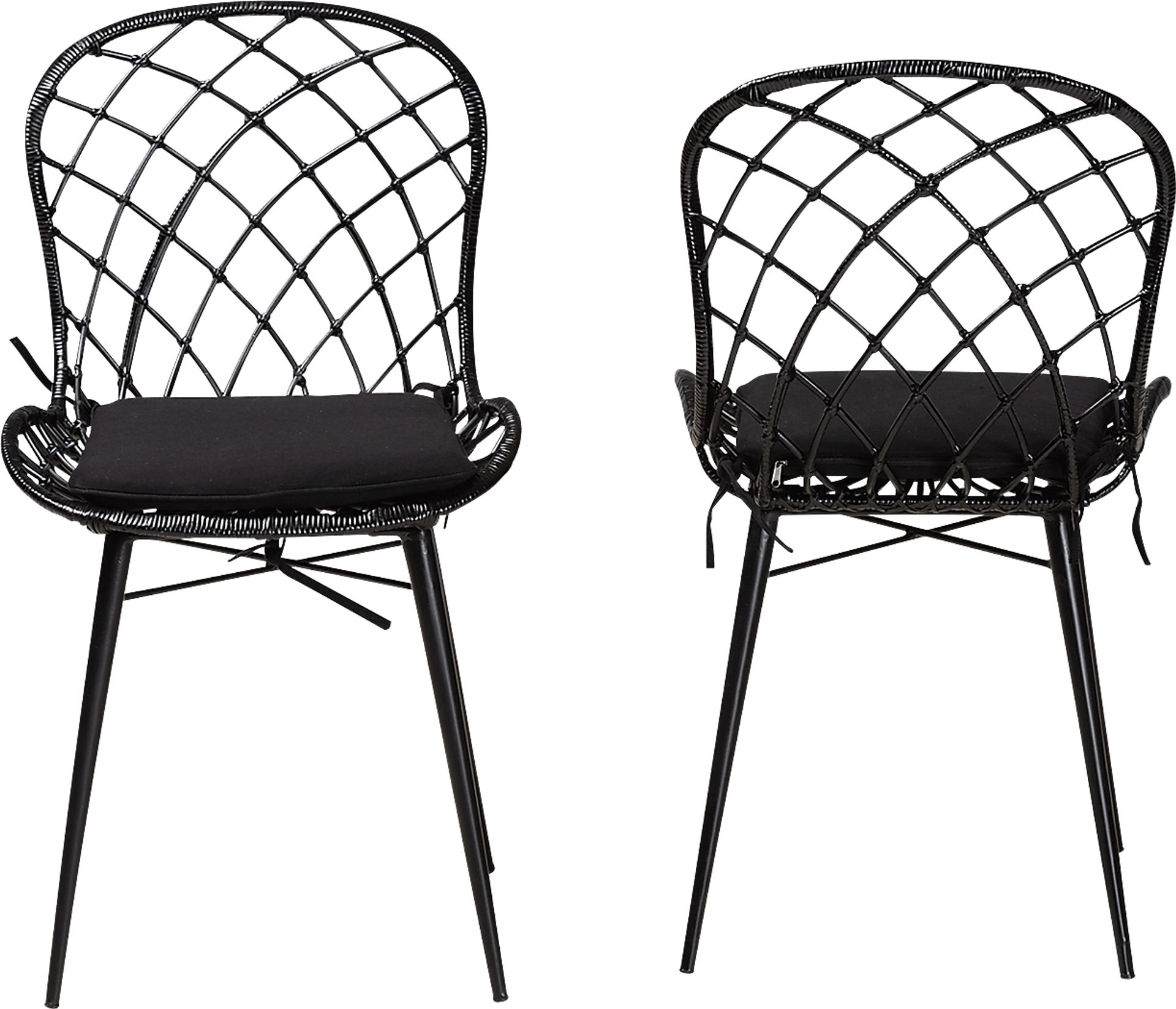 Seconset Black Dining Chair, Set of 2 - Image 3