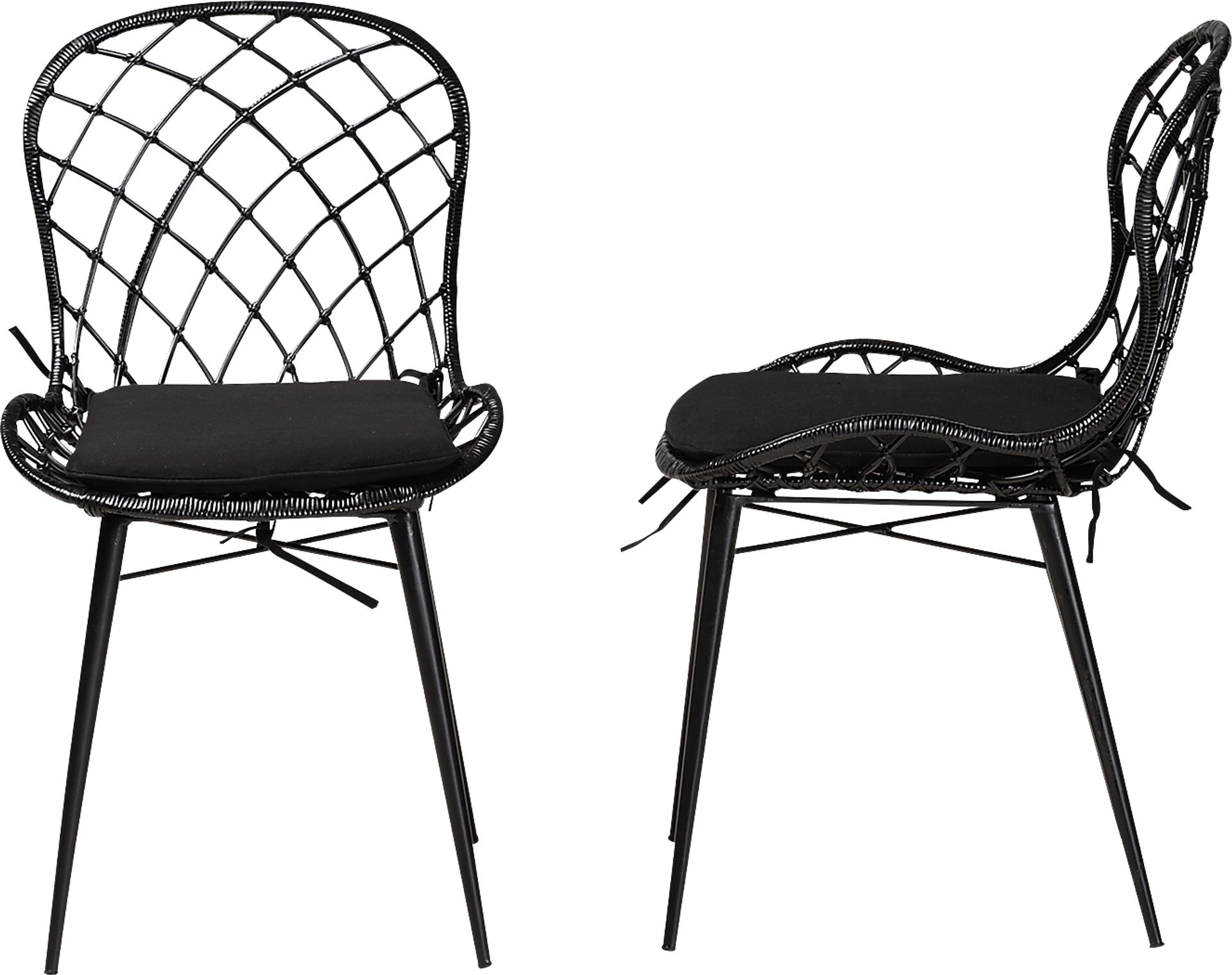 Seconset Black Dining Chair, Set of 2 - Image 4