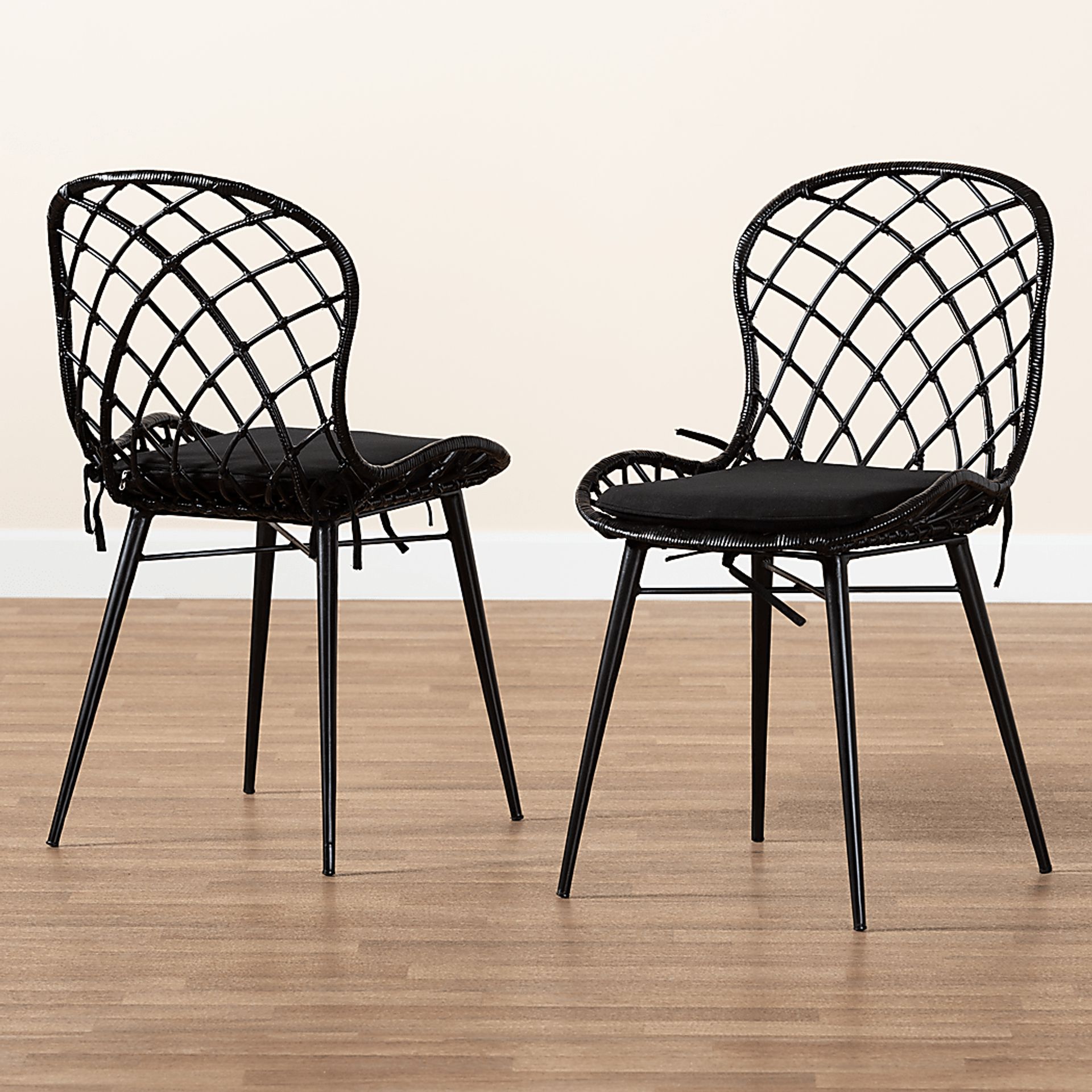 Seconset Black Dining Chair, Set of 2 - Image 8