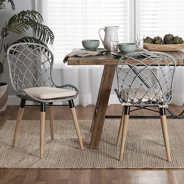 Seconset Light Blue Side Chair, Set of 2 - Thumbnail - Image 2