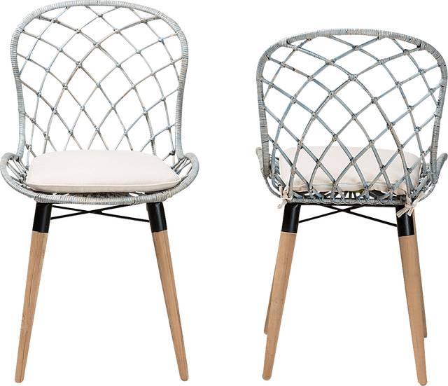 Seconset Light Blue Side Chair, Set of 2 - Thumbnail - Image 4