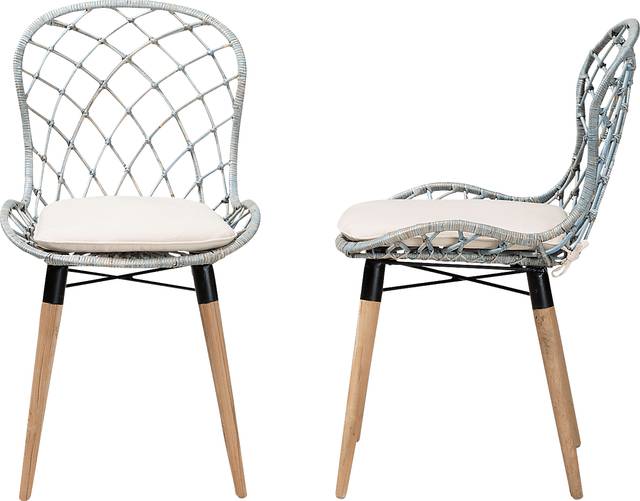 Seconset Light Blue Side Chair, Set of 2 - Thumbnail - Image 5
