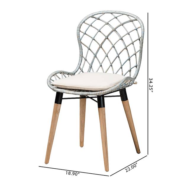 Seconset Light Blue Side Chair, Set of 2 - Thumbnail - Image 9