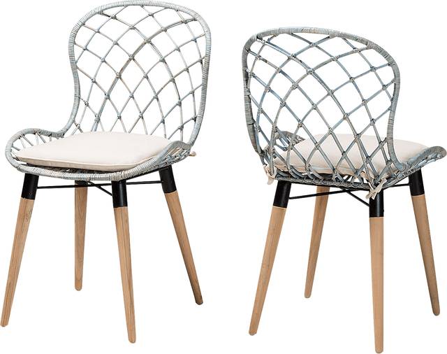 Seconset Light Blue Side Chair, Set of 2 - Thumbnail - Image 1