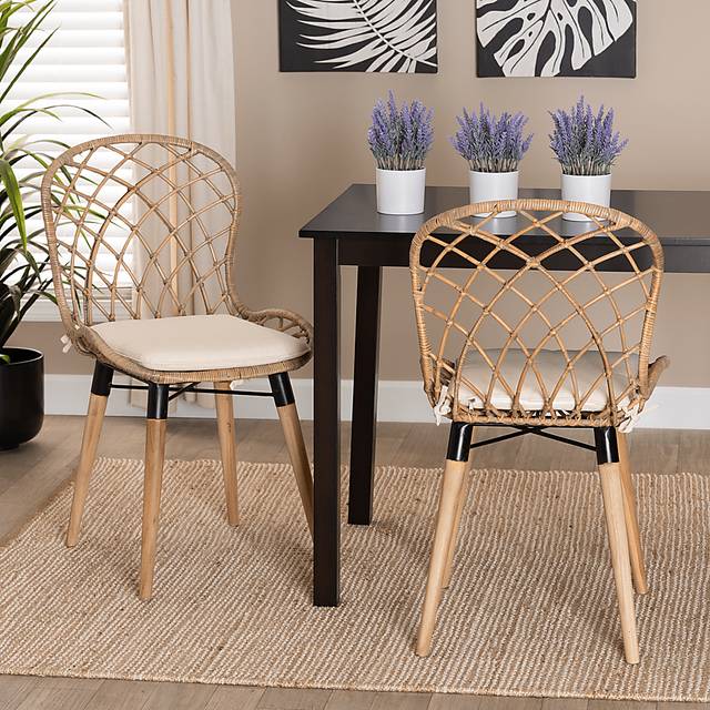 Seconset Natural Dining Chair, Set of 2 - Thumbnail - Image 2