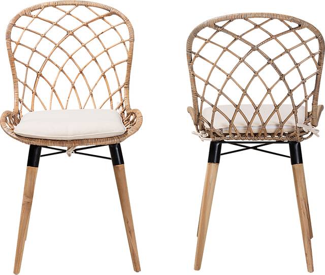 Seconset Natural Dining Chair, Set of 2 - Thumbnail - Image 3
