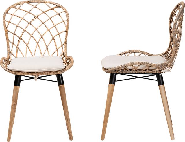 Seconset Natural Dining Chair, Set of 2 - Thumbnail - Image 4