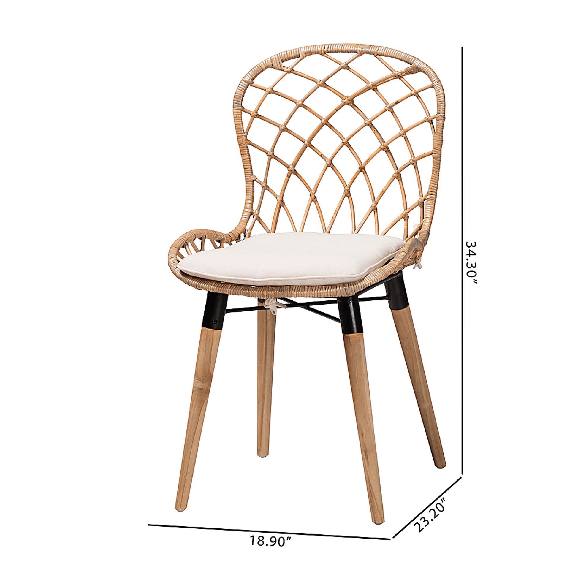Seconset Natural Dining Chair, Set of 2 - Image 9