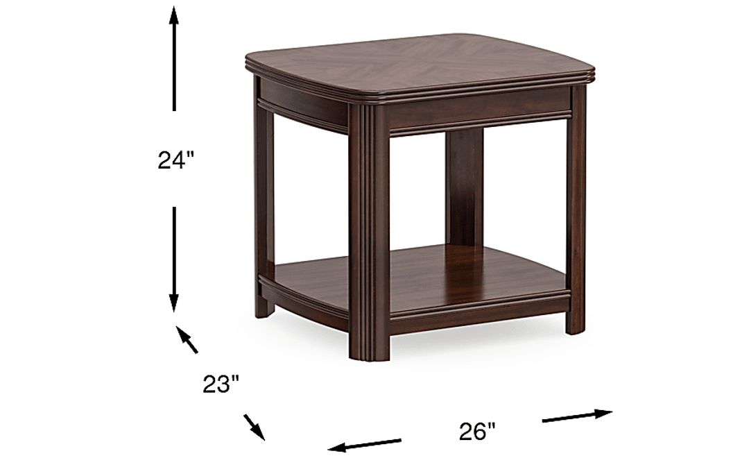 Sedalia Merlot End Table