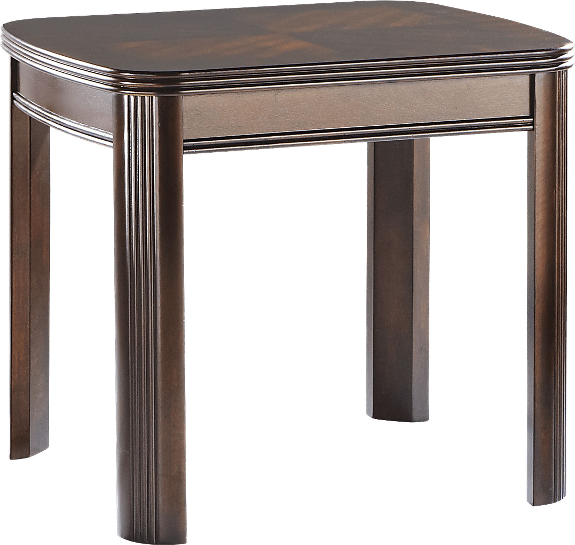 Sedalia Merlot Leg End Table - Image 1