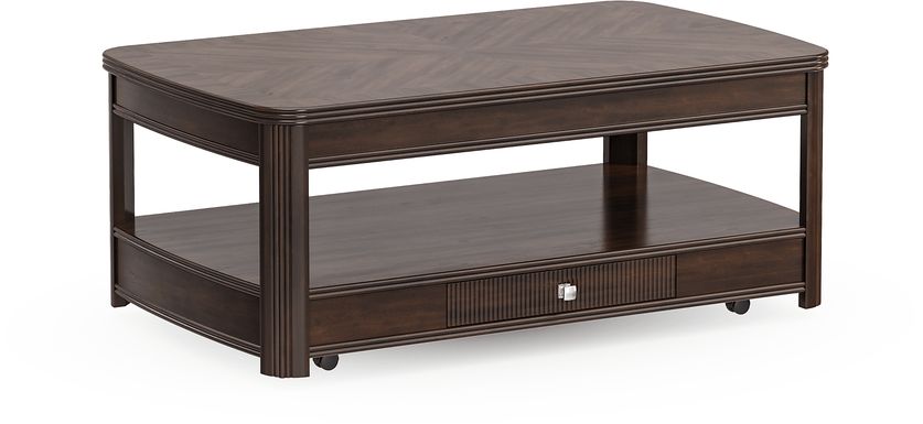 Sedalia Merlot Lift-Top Cocktail Table