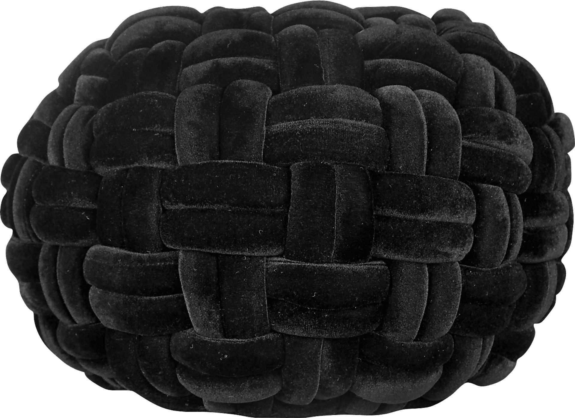 Sedgwick Black Pouf - Image 2