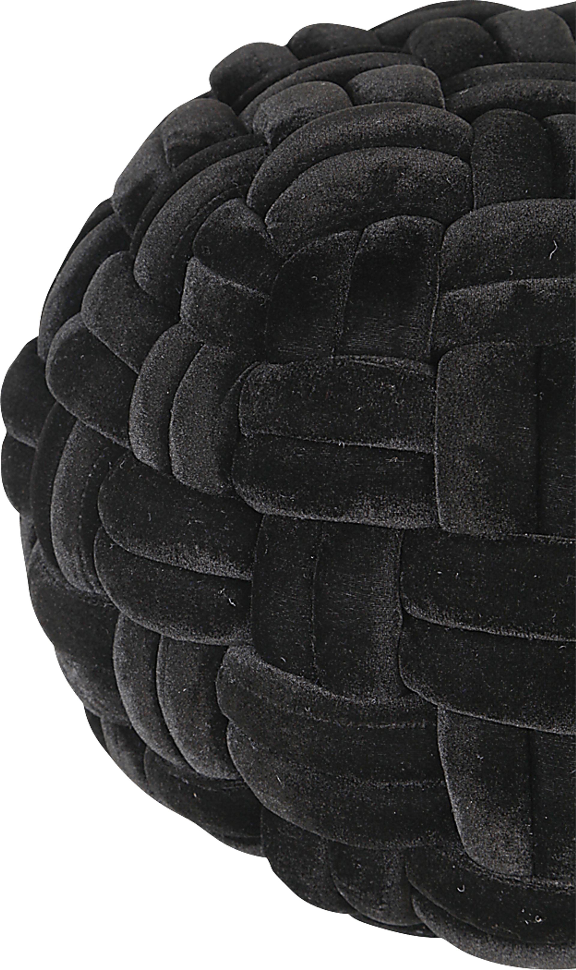Sedgwick Black Pouf - Image 3
