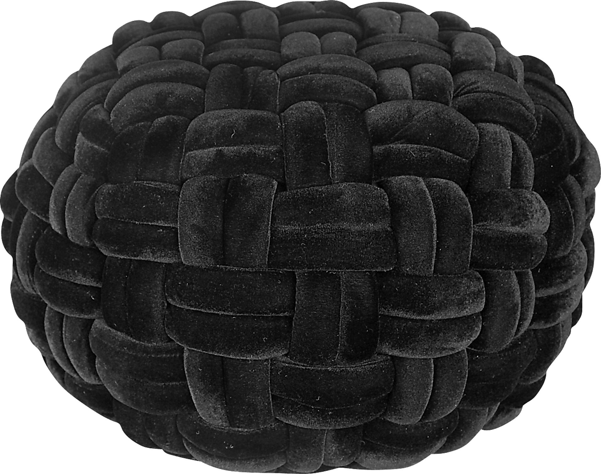 Sedgwick Black Pouf - Image 4