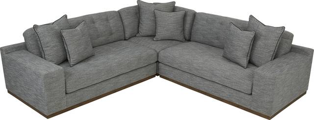 Sedona Ridge Gray 6 Pc Sectional Living Room - Thumbnail - Image 3