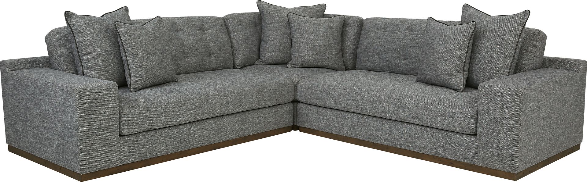 Sedona Ridge Gray 6 Pc Sectional Living Room - Image 2