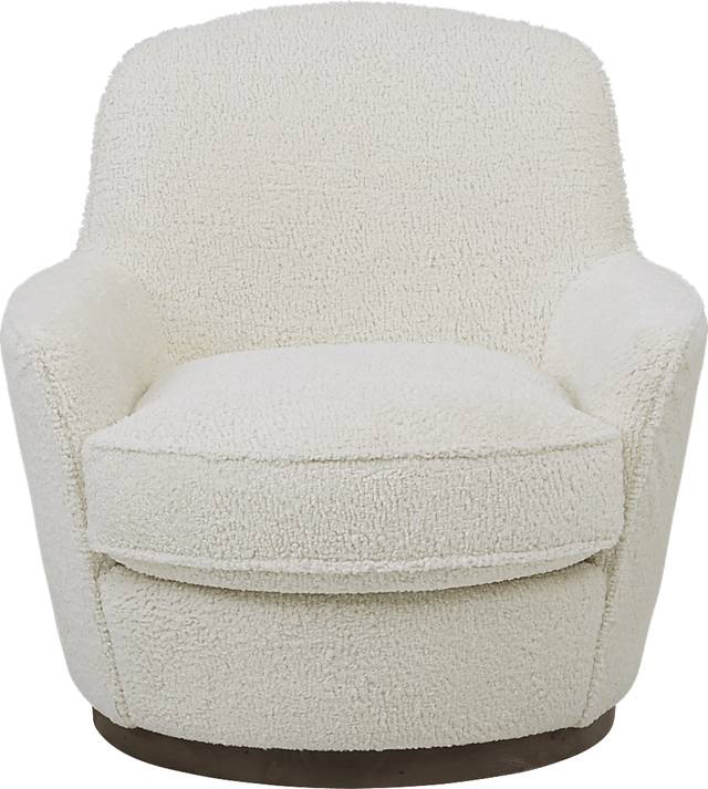 Sedona Ridge White Swivel Chair - Thumbnail - Image 2