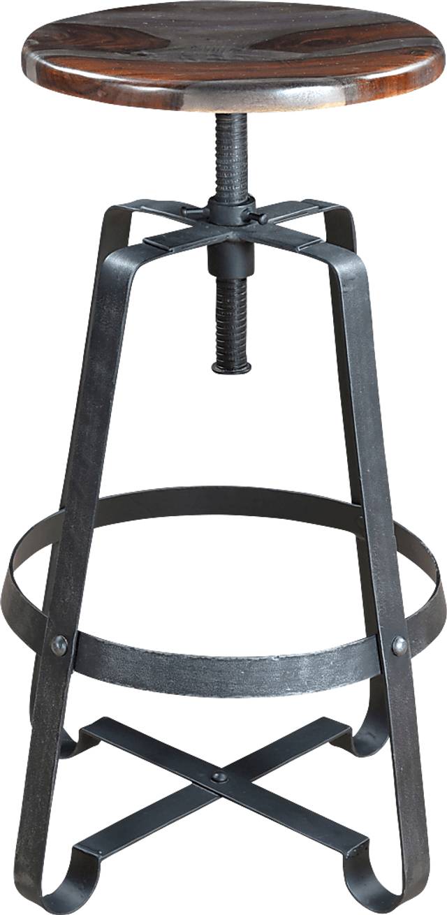 Seekirk Brown Adjustable Barstool - Thumbnail - Image 2