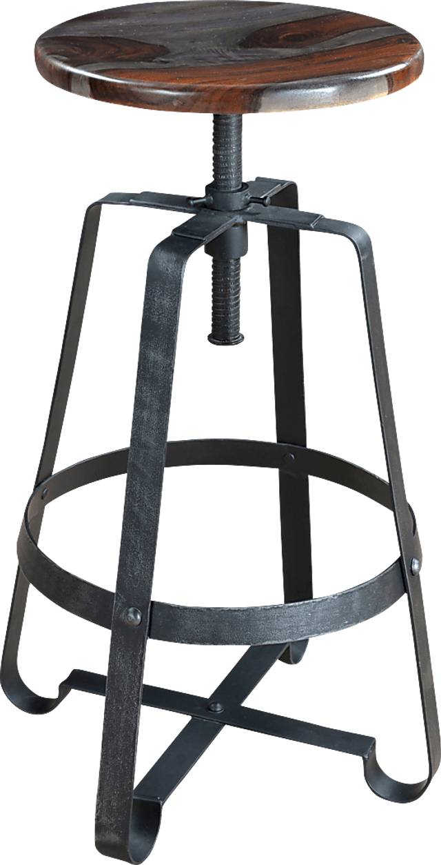 Seekirk Brown Adjustable Barstool - Thumbnail - Image 1