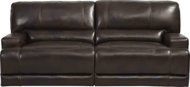 Sefara Chocolate Leather 5 Pc Power Reclining Living Room - Thumbnail - Image 2