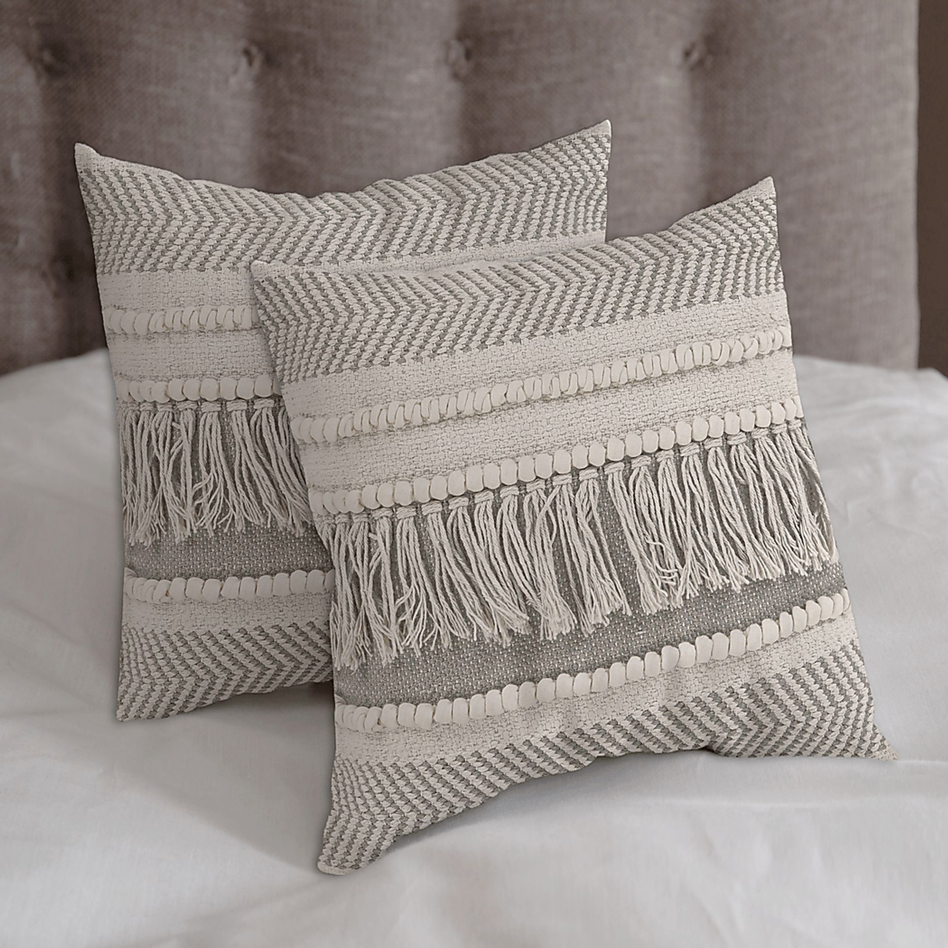 Sefora Beige Accent Pillow Set of 2 - Image 2