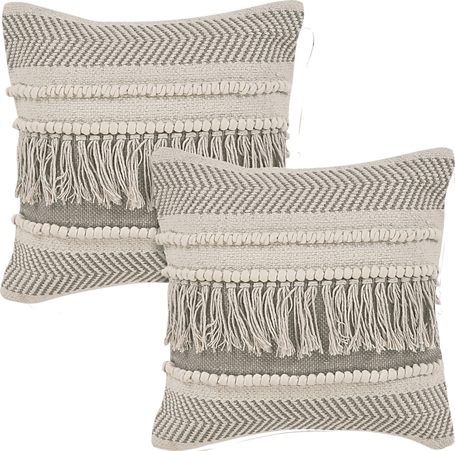 Sefora Beige Accent Pillow Set of 2 - Image 1