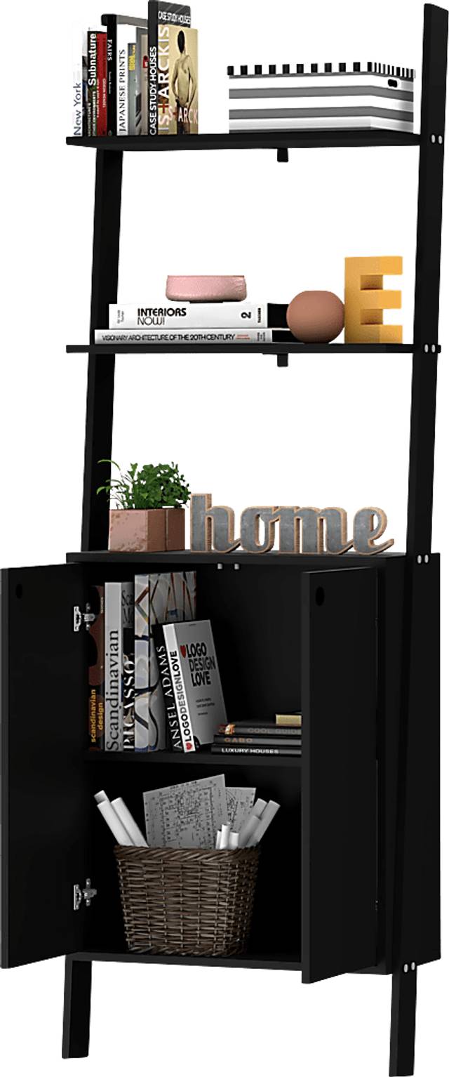 Sefton Black Bookcase - Thumbnail - Image 2